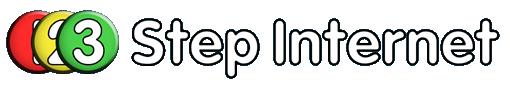 3 Step Internet Logo